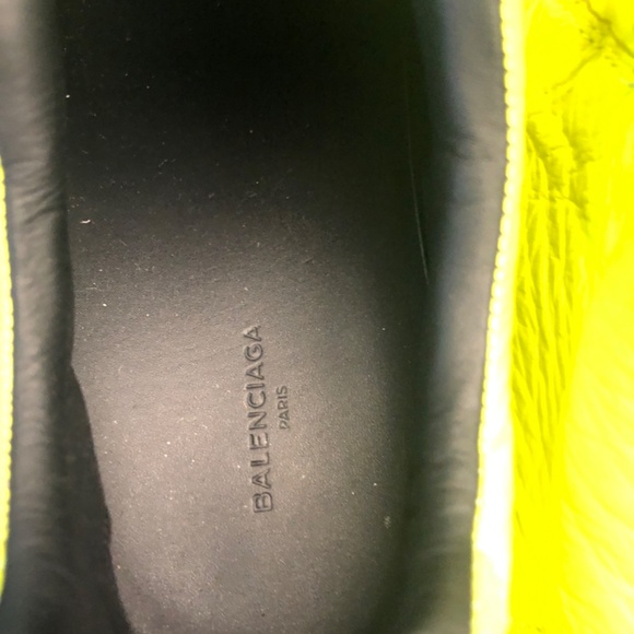 Balenciaga Neon Size 41 Designer Jogger Leather  Colourful Shoes - Picture 5 of 6